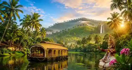 Cochin, Munnar, Thekkady, Alleppey, Kumarakom, Kovalam Tour Package