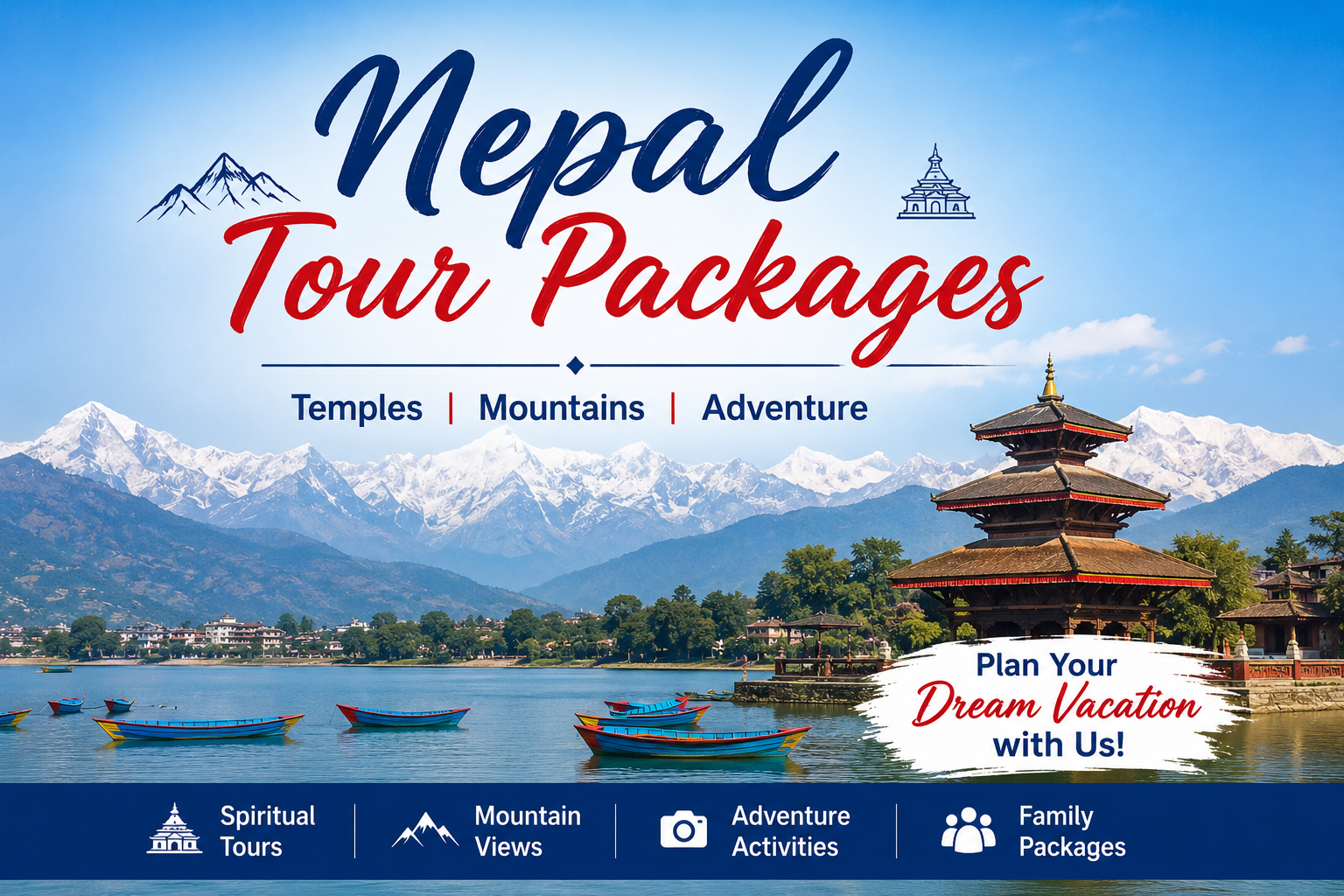 Plan Your Dream Vacation with Customized Nepal Tour Packages
